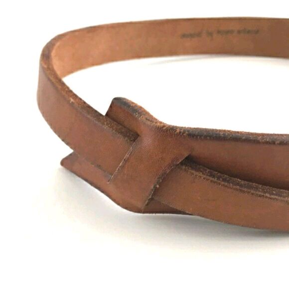 VTG leather knot belt main image 8